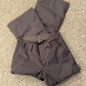North Face women’s gray snow pants size small